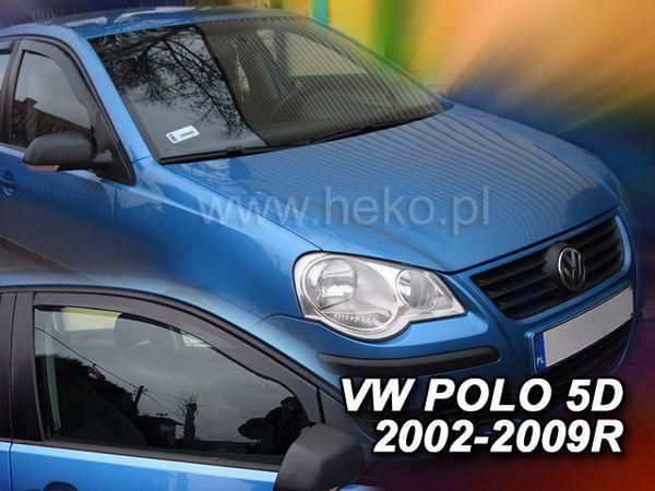 Дефлекторы окон VW Polo Mk4 (01-09) 5D Htb - Heko (вставные)
