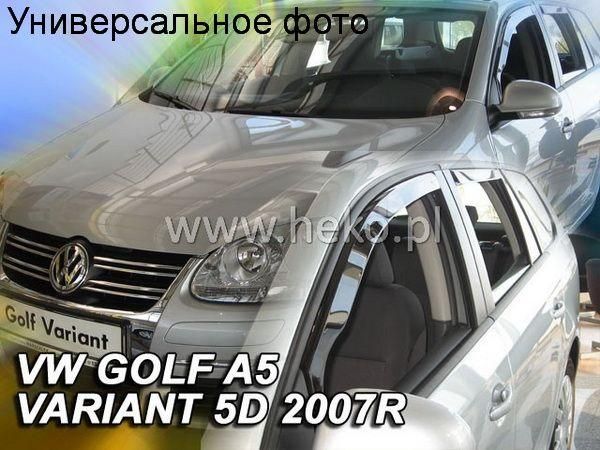Дефлекторы окон VW Golf Plus (05-14) - Heko (вставные)