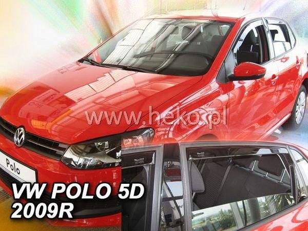 Дефлекторы окон VW Polo V (09-17) 5D Htb - Heko (вставные)