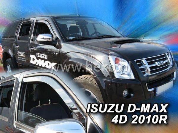 Дефлекторы окон Isuzu D-Max (06-12) 4D - Heko (вставные)