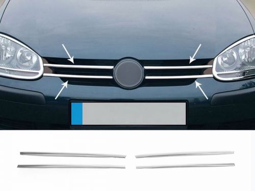 Хром накладки на решітку VW Golf V (03-08) - вузькі 1