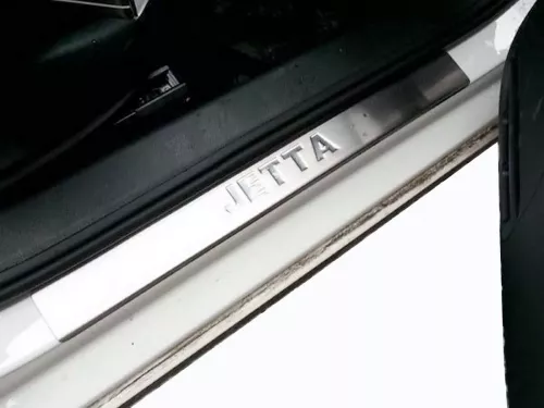Хром накладки на пороги VW Jetta A6 (11-18) - OMSA 2