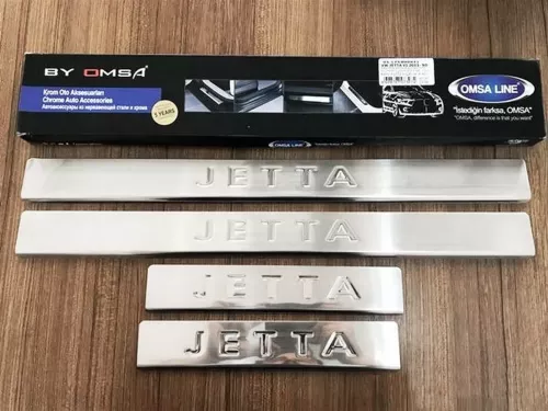 Хром накладки на пороги VW Jetta A6 (11-18) - OMSA 4