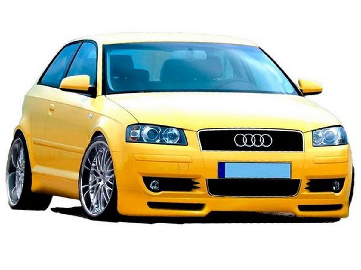 Юбка передняя Audi A3 8P (03-05) 3D Hb - S3 стисль