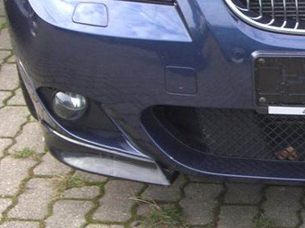 Накладки на углы переднего бампера BMW 5 E60 M-Пакет (03-10)