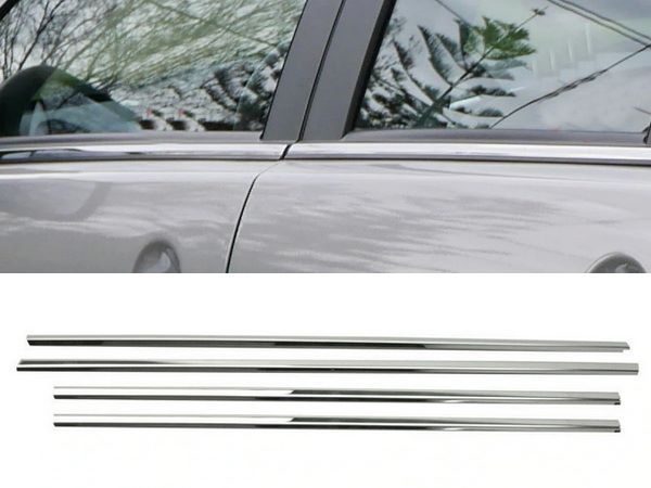 Хром нижні молдинги вікон Mitsubishi Pajero Wagon IV (06-21)