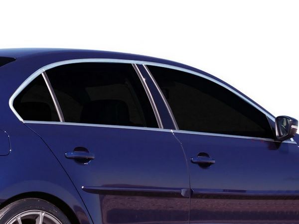 Хром полные молдинги стёкол VW Jetta A6 (11-18)