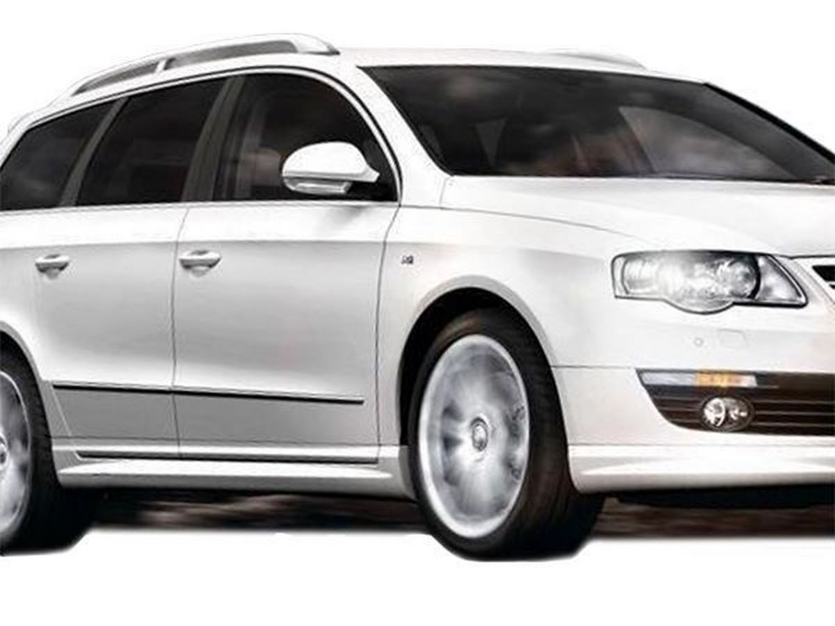 Накладки на пороги VW Passat B6 (05-10) - R-Line стиль