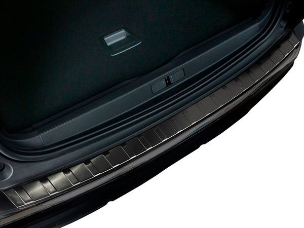 Накладка на задній бампер Peugeot 3008 II (16-17) - Avisa (чорна)