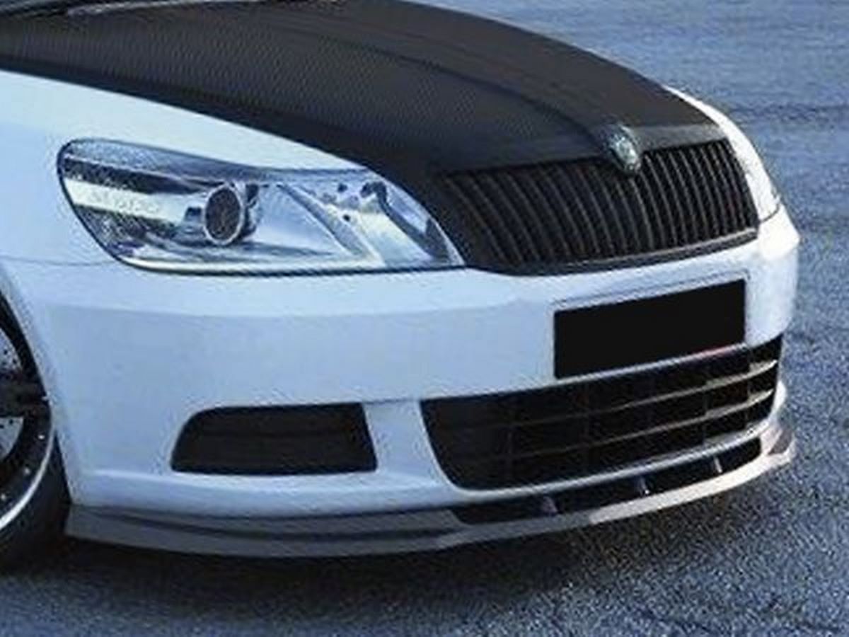 Спліттер передній Skoda Octavia A5 (09-12) рестайлінг