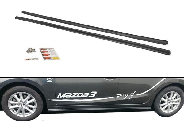 Дифузори бічних порогів Mazda 3 (BM) (16-18) рестайлінг