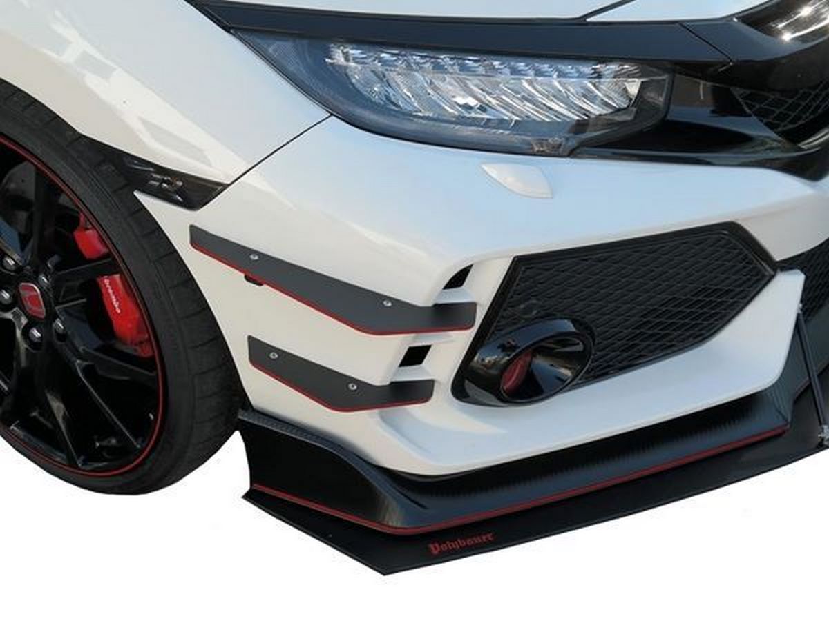 Обтічники бічні бампера Honda Civic 10 Type R (17-)