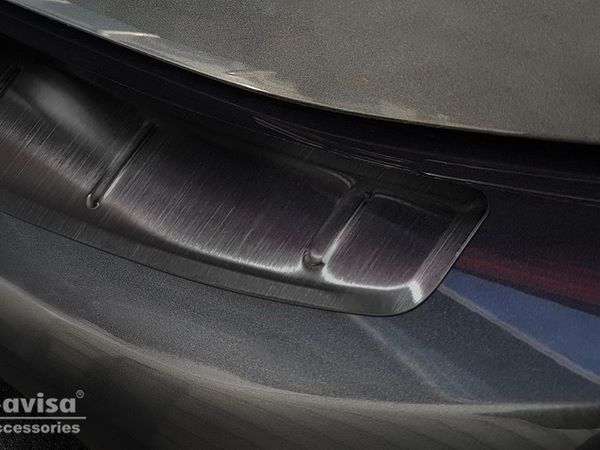 Чёрная накладка на задний бампер AUDI A7 C8 Sportback - Avisa 3