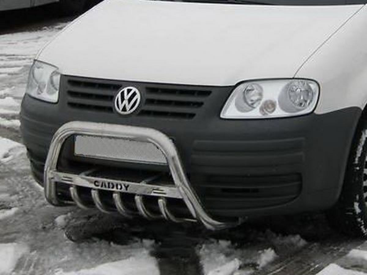 Кенгурятник VW Caddy III (04-14) - с грилем