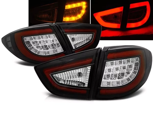 Ліхтарі задні Hyundai ix35 (10-13) - LED чорні