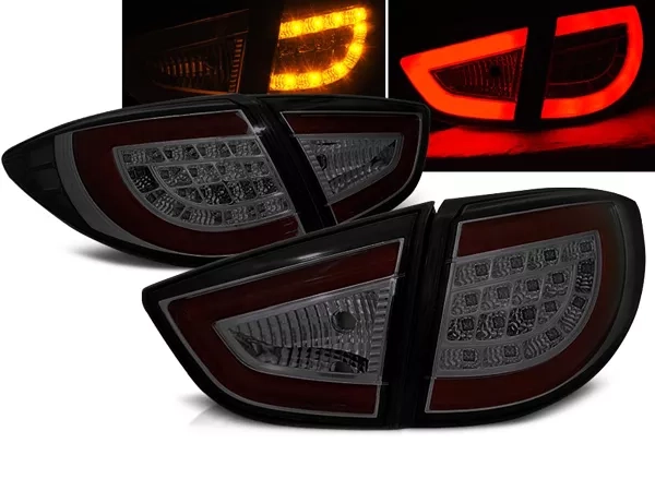 Ліхтарі задні Hyundai ix35 (10-13) - LED димчасті