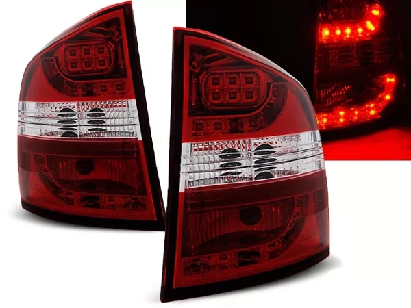 Ліхтарі задні Skoda Octavia II A5 (05-12) Універсал - LED червоні