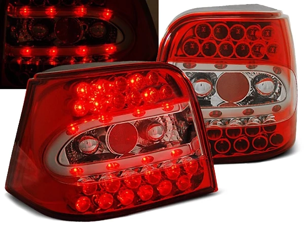 Ліхтарі задні червоні VW Golf IV (97-03) Hatchback - LED