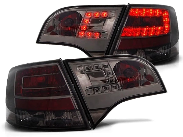 Ліхтарі задні Audi A4 B7 (04-08) Універсал - LED (димчасті)
