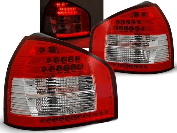Ліхтарі задні Audi A3 8L (96-00) 3D / 5D Hatchback - LED червоні (Eagle Eyes)