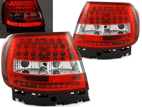 Ліхтарі задні Audi A4 B5 (94-00) Sedan - LED червоні (Eagle Eyes)