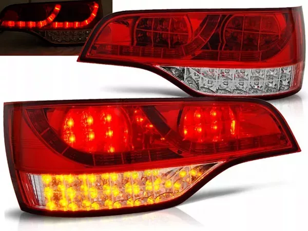 Ліхтарі задні Audi Q7 (05-09) - світлодіодні червоні