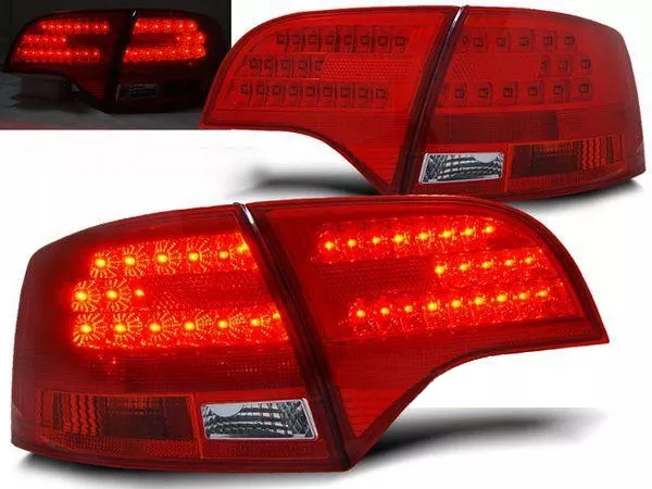 Ліхтарі задні Audi A4 B7 (04-08) Avant - LED червоні