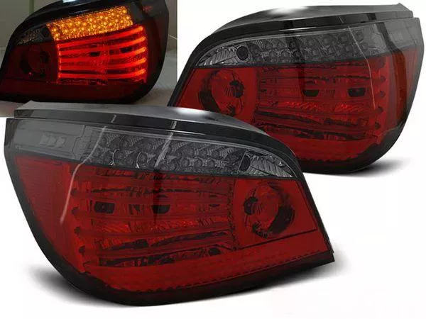 Ліхтарі задні BMW 5 E60 (03-07) - LED червоно-димчасті