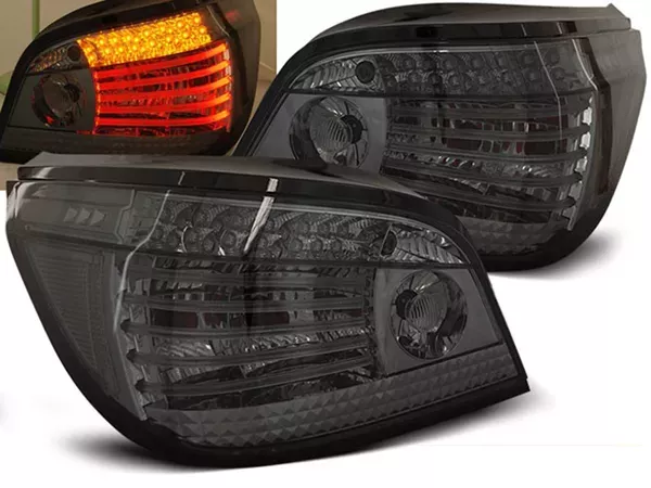 Ліхтарі задні BMW 5 E60 (03-07) - LED димчасті
