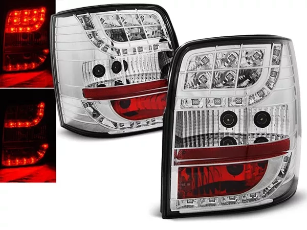 Ліхтарі задні VW Passat B5 (3BG; 01-05) Універсал - LED хром (Sonar)