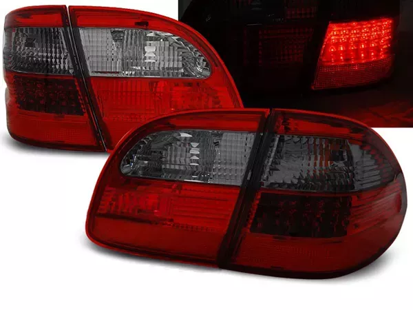 Ліхтарі задні Mercedes E W211 (02-06) Універсал - LED червоно-димчасті