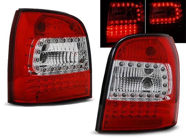 Ліхтарі задні Audi A4 B5 (94-01) Універсал - LED (червоні)