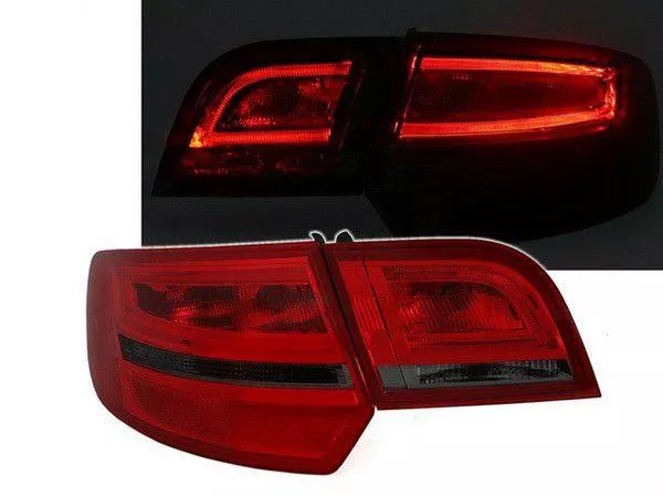 Ліхтарі задні Audi A3 8PA (04-08) 5D Spotback LED червоно-тоновані