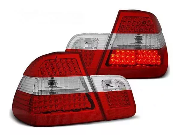 Ліхтарі задні BMW E46 (98-01) Sedan - LED червоно-білі