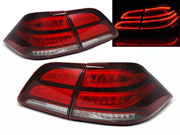 Ліхтарі задні Mercedes M (ML) W166 (11-15) - світлодіодні червоні