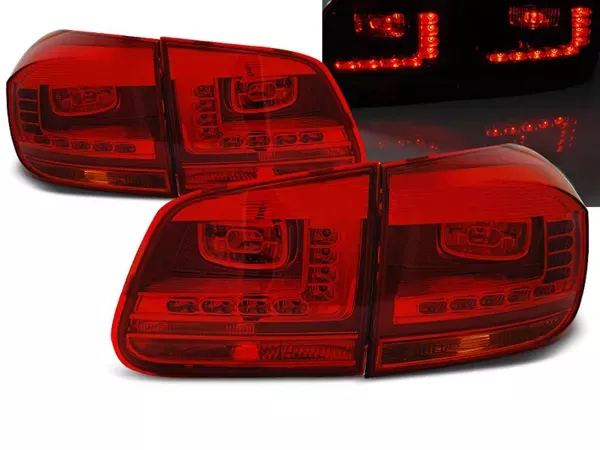Ліхтарі задні VW Tiguan I (11-15) рестайлінг - LED червоні