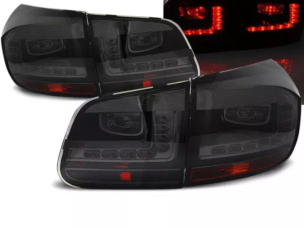 Ліхтарі задні VW Tiguan I (11-15) рестайлінг - LED димчасті