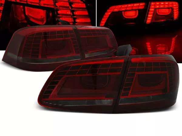 Ліхтарі задні VW Passat B7 (11-15) Sedan - Led червоно-димчасті