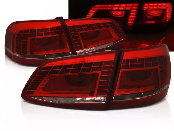 Ліхтарі задні VW Passat B7 (11-15) Variant - Led червоно-білі
