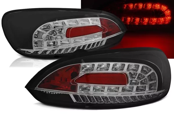 Ліхтарі задні VW Scirocco III (08-14) - діодні чорні (Sonar)