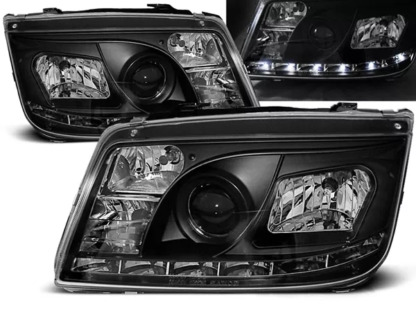 Фари VW Bora A4 (98-05) - Daylight чорні