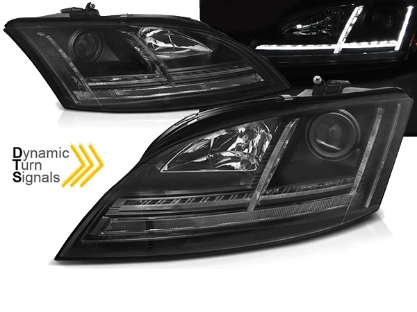 Фари Audi TT (8J; 06-10) - LED з динамічними поворотами (чорні)