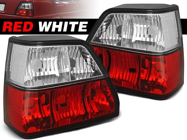 Ліхтарі задні VW Golf II (83-92) Hatchback - червоно-білі