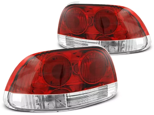 Ліхтарі задні Honda CRX Del Sol (92-97) - червоно-білі