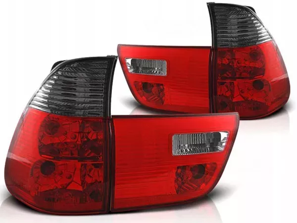 Ліхтарі задні BMW X5 E53 (00-06) - червоно-димчасті