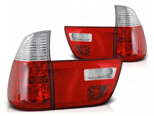 Ліхтарі задні BMW X5 E53 (00-06) - червоно-білі