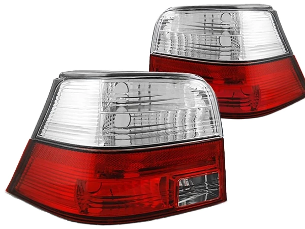 Ліхтарі задні VW Golf IV (97-03) Hatchback - червоно-білі