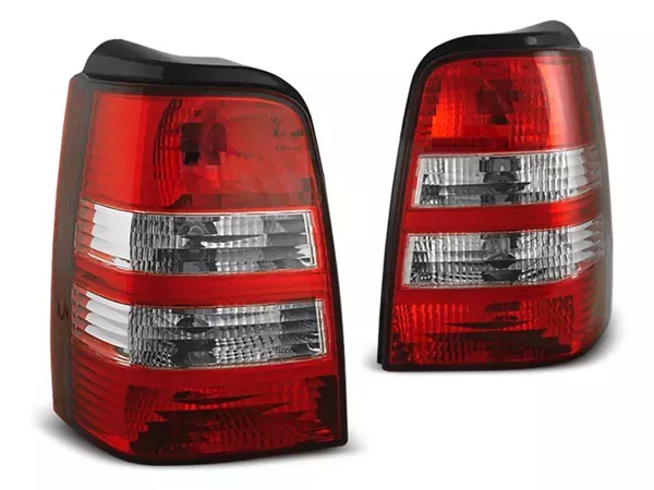 Ліхтарі задні VW Golf III (93-99) Універсал - червоно-білі (Depo)