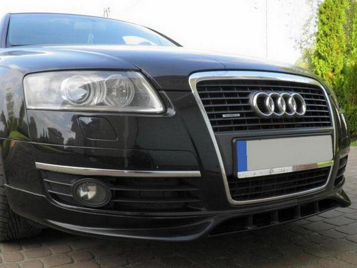 Юбка передняя AUDI A6 C6 (04-08) - R-Line стиль