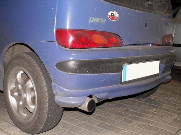 Накладка на задний бампер FIAT Seicento (98-10)